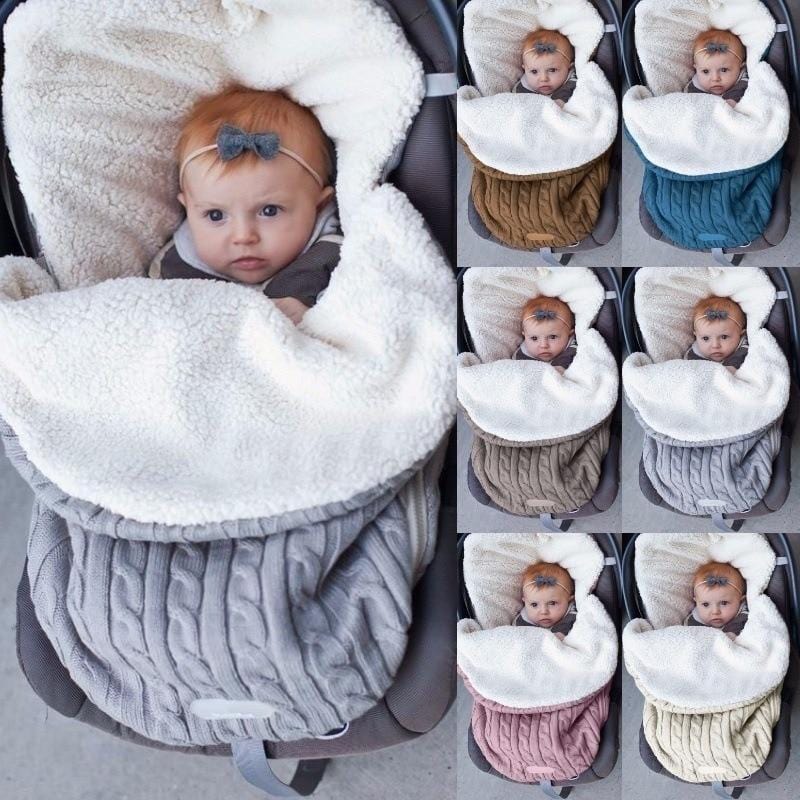 Newborn 0 12 Months Baby Blanket For Bedding Stroller Super Soft Warm Infant Boys Girls Sleeping Bag Swaddle Wrap Manta Bebes|Blanket & Swaddling|