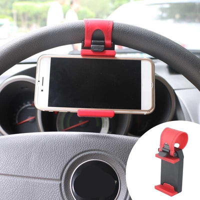 Universal Car Steering Wheel Mobile Phone Holder Mount Buckle Socket Holder Xiaomi Mi8 SE 6X Mi6 Mi A1 Mix 2S GPS Stands|Universal Car Bracket|