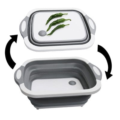 Cutting Board Foldable Washing Baskets|