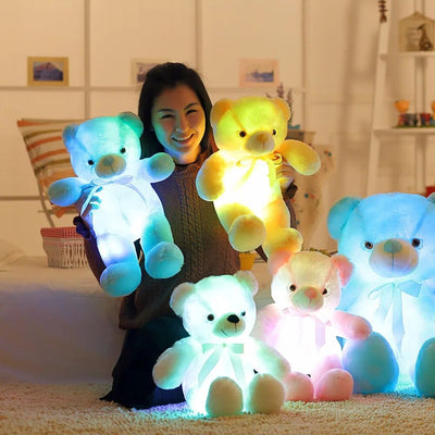 Embrace the Glow of Our Led Teddy Bears  Get yours now and  brighten up your nights  with the warm comforting glow