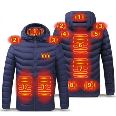 Women , Men Winter Warm USB Heating Jackets Smart Thermostat Control, Waterproof Warm Jackets