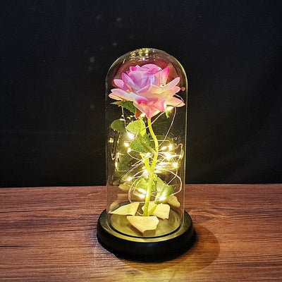 Rose with led light say I love you for all occasions, for romantic moments