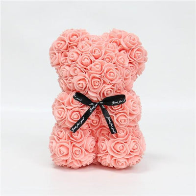 Rose Bear With Box