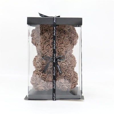 Rose Bear With Box
