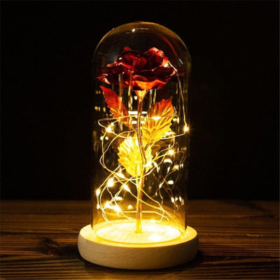 Rose with led light say I love you for all occasions, for romantic moments