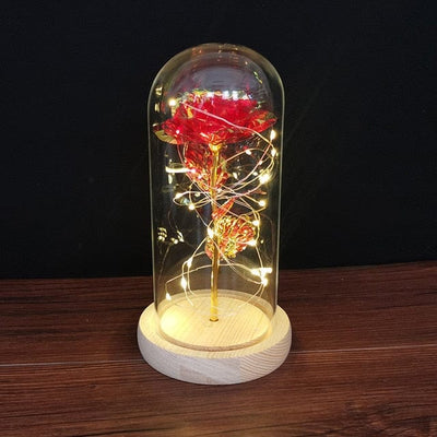 Rose with led light say I love you for all occasions, for romantic moments