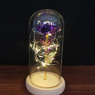 Rose with led light say I love you for all occasions, for romantic moments