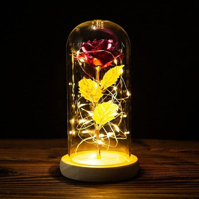 Rose with led light say I love you for all occasions, for romantic moments