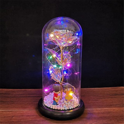Rose with led light say I love you for all occasions, for romantic moments