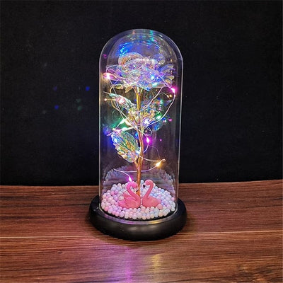 Rose with led light say I love you for all occasions, for romantic moments