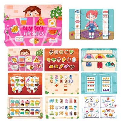 Quiet Book Children Toy My First Busy Book Matching Puzzle Game Educational Toys