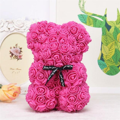 Rose Bear With Box