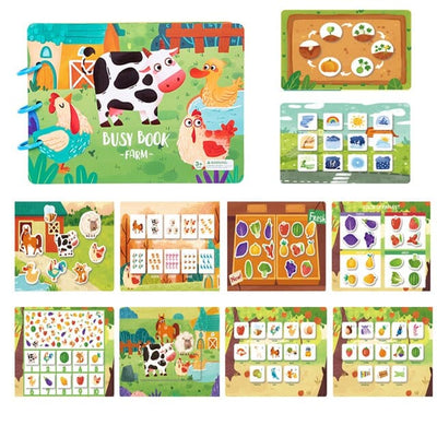 Quiet Book Children Toy My First Busy Book Matching Puzzle Game Educational Toys