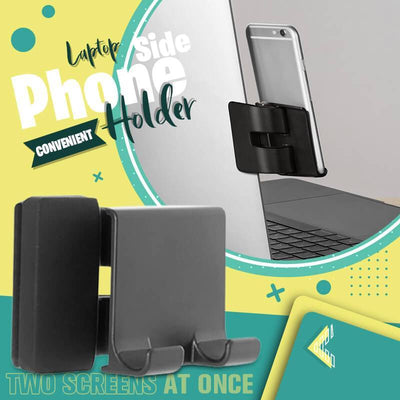 Laptop Side Phone Holder, have you tried copying?  Now you can have a second screen in seconds . Forex Traders buy two keep a track on the Market follow your favourite pairs never miss that market move Ladies apply Make up following you tube