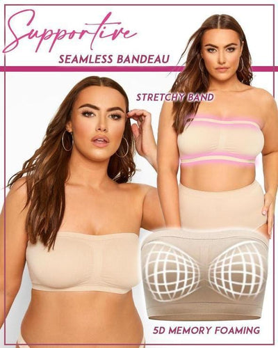 Supportive Bandeau Bra 3 pack