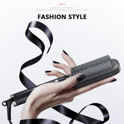 Hair Straightener Pro is a hair styling tool that will both comb and straighten your hair, along with curling the ends, if you desire that style.