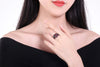 Black Swan Red Zircon Stone Ring Set for Women Wedding Engagement Fashion Jewelry High Quatlity Jewelry 2019|Rings|