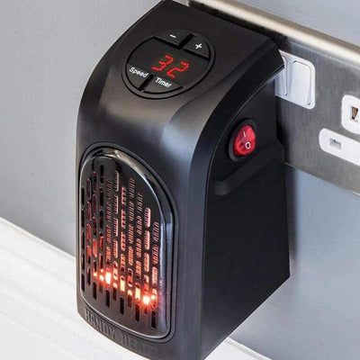 Portable Fan Heater  Handy For Traveling No More Cold Hotel Rooms. Ladies, Baby Changing Rooms, Man Cave, Stay Warm Anywhere