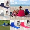 Inflatable Lounger Air Soft Beach Mat Outdoor Portable Relax Back Pillow Folding Seat Cushion Beach Traveling Camping Mat - Beach Chairs