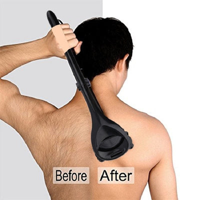 Back Hair Shaver Foldable, Trimmer for  Body, Legs Long Handle. Reach all areas