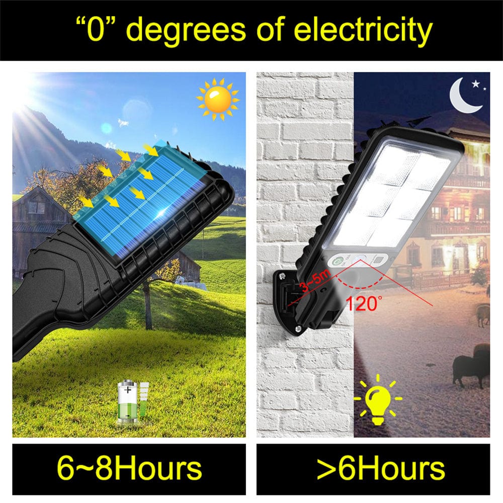 Solar Lamp  With Infrared Sensor Motion Sensor Security Save on Electricity No Wires Required