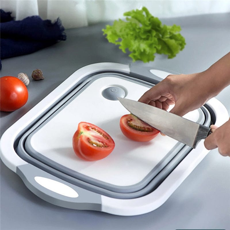 Cutting Board Foldable Washing Baskets|