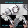 SPA Shower Head With  Water Saving Button