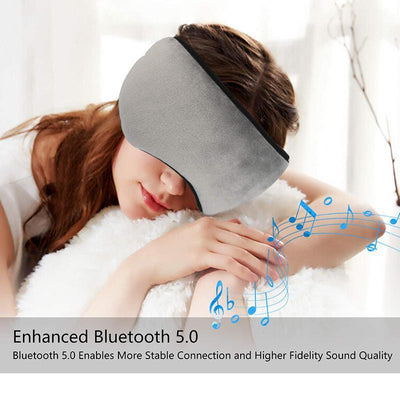 Sleeping  Bluetooth Headphones. Blocks out light Sleep anytime, Great for long Car Trips and Flights.