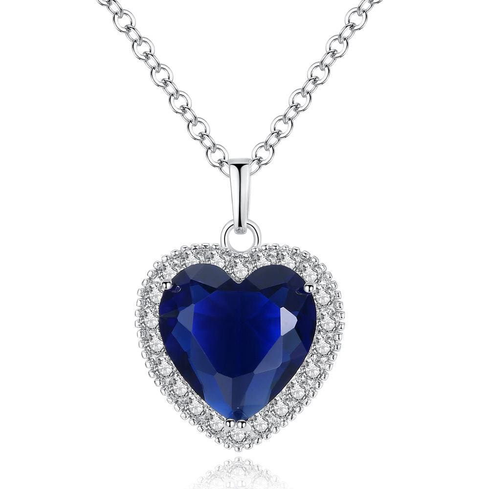 Trendy yet absolutely mesmerising. Stunning Heart Pendant made of zircon  necklace makes this a must have collection. Makes a great Gift