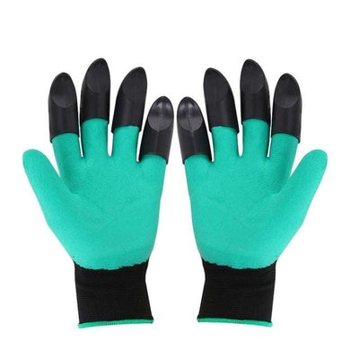 Garden Gloves With Claws ABS Plastic Garden Rubber Gloves Gardening Digging Planting Durable Waterproof Work Glove Outdoor|Household Gloves|