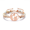 Natural Stone Tree Of Life Charm Bracelets Handmade Beads String Braided Bracelet Yoga Bracelets Jewelry