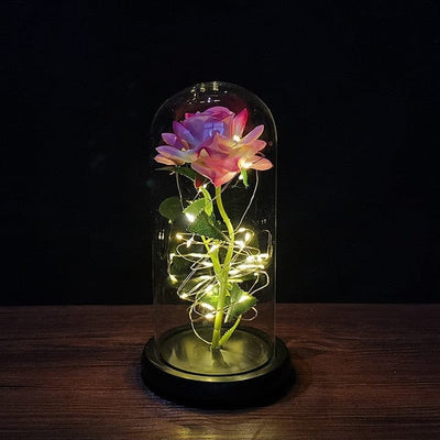 Rose with led light say I love you for all occasions, for romantic moments