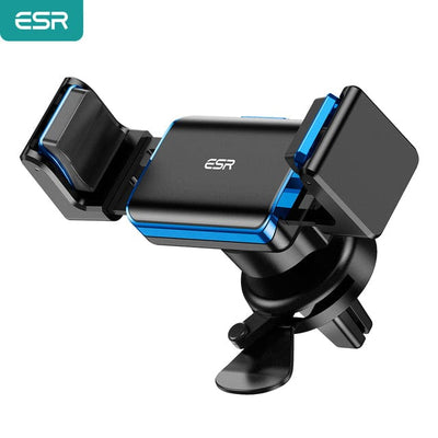 Esr Gravity Car Phone Holder Shockproof Stand For Iphone Xiaomi Universal Phone Car Use Air Vent Clip Mount Phone Support Holder - Holders &amp; Stands
