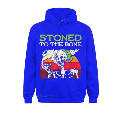 Stoned To The Bone Halloween Hoodie Slim Fit Sweatshirts