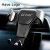 GETIHU Gravity Car Holder For Phone Air Vent Clip Mount Mobile Cell Stand Smartphone GPS Support For iPhone 13 12 Xiaomi Samsung|Phone Holders & Stands|
