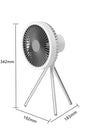 Wireless Fan with led light. can be used as power bank Chargeable take with you anywhere