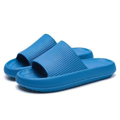 Women Thick Platform Slippers Summer Beach Eva Soft Sole Slide Sandals Leisure Men Ladies Indoor Bathroom Anti slip Shoes|Slippers|