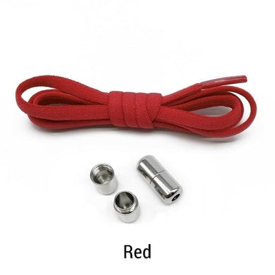 ;;; Free ;;;;;; Elastic No Tie Shoelaces Semicircle Shoe Laces For Kids and Adult Sneakers Shoelace Quick Lazy Metal Lock Laces Shoe Strings|Shoelaces|