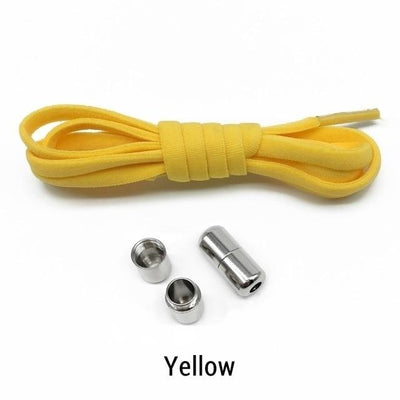 ;;; Free ;;;;;; Elastic No Tie Shoelaces Semicircle Shoe Laces For Kids and Adult Sneakers Shoelace Quick Lazy Metal Lock Laces Shoe Strings|Shoelaces|